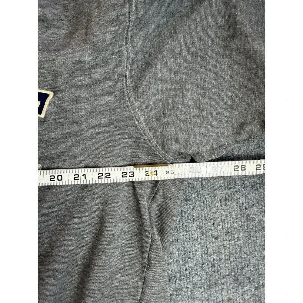 Vintage G-III Notre Dame Fighting Irish Gray Hoodie Sweatshirt Licensed Size S